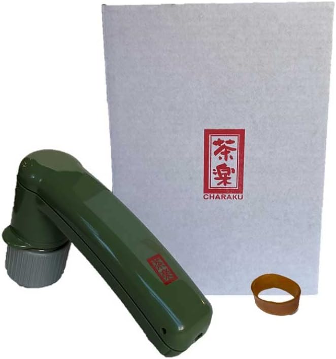 Charaku, Japanese Handheld Electric Matcha Whisk/SINGLE UNIT dose not include attachment bamboo whisk, adapter and battery.