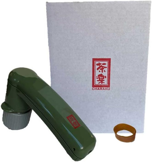 Charaku, Japanese Handheld Electric Matcha Whisk/SINGLE UNIT dose not include attachment bamboo whisk, adapter and battery.