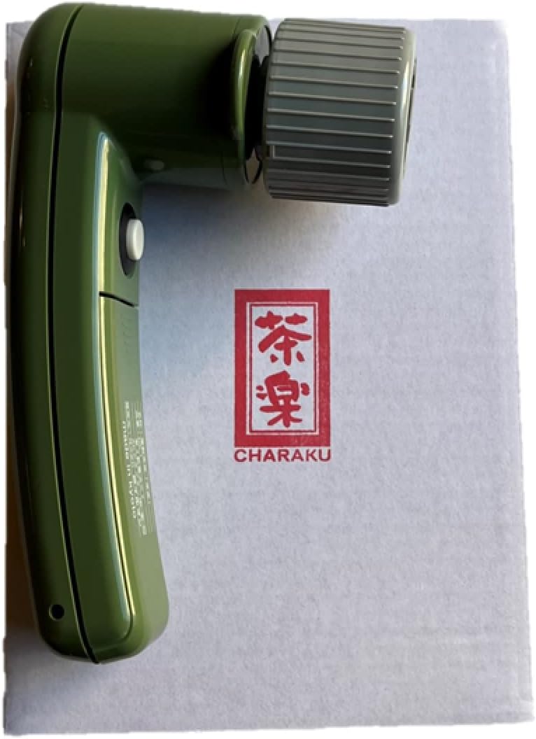 Charaku, Japanese Handheld Electric Matcha Whisk/SINGLE UNIT dose not include attachment bamboo whisk, adapter and battery.