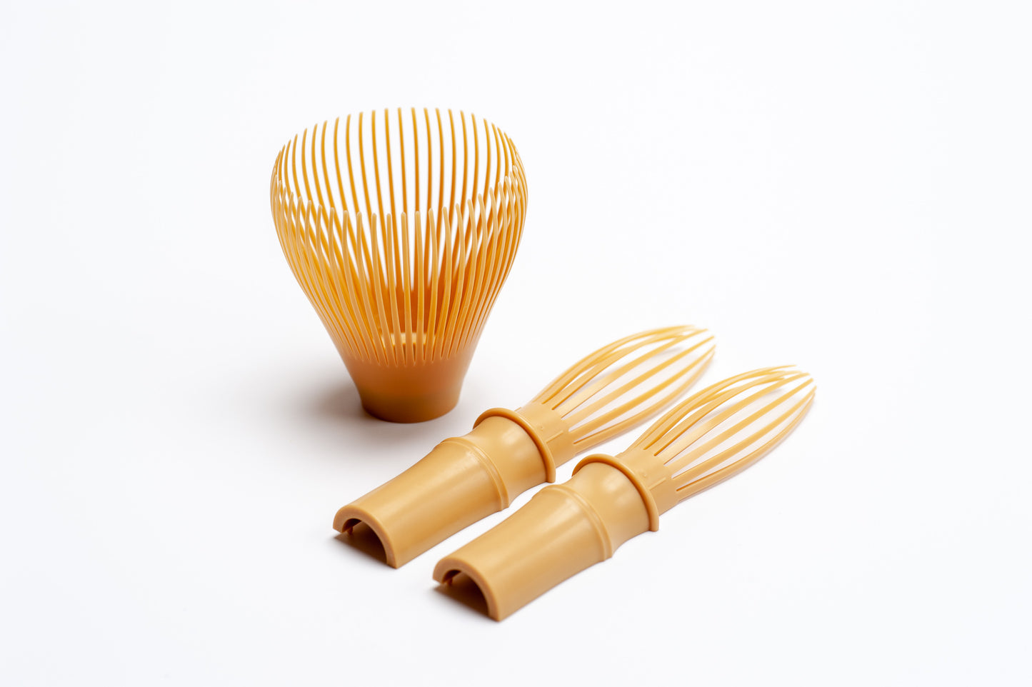 Matcha Tea Whisk Made of Dishwasher Safe Polypropylene Plastic"Fugetsu Chasen" Made in Japan