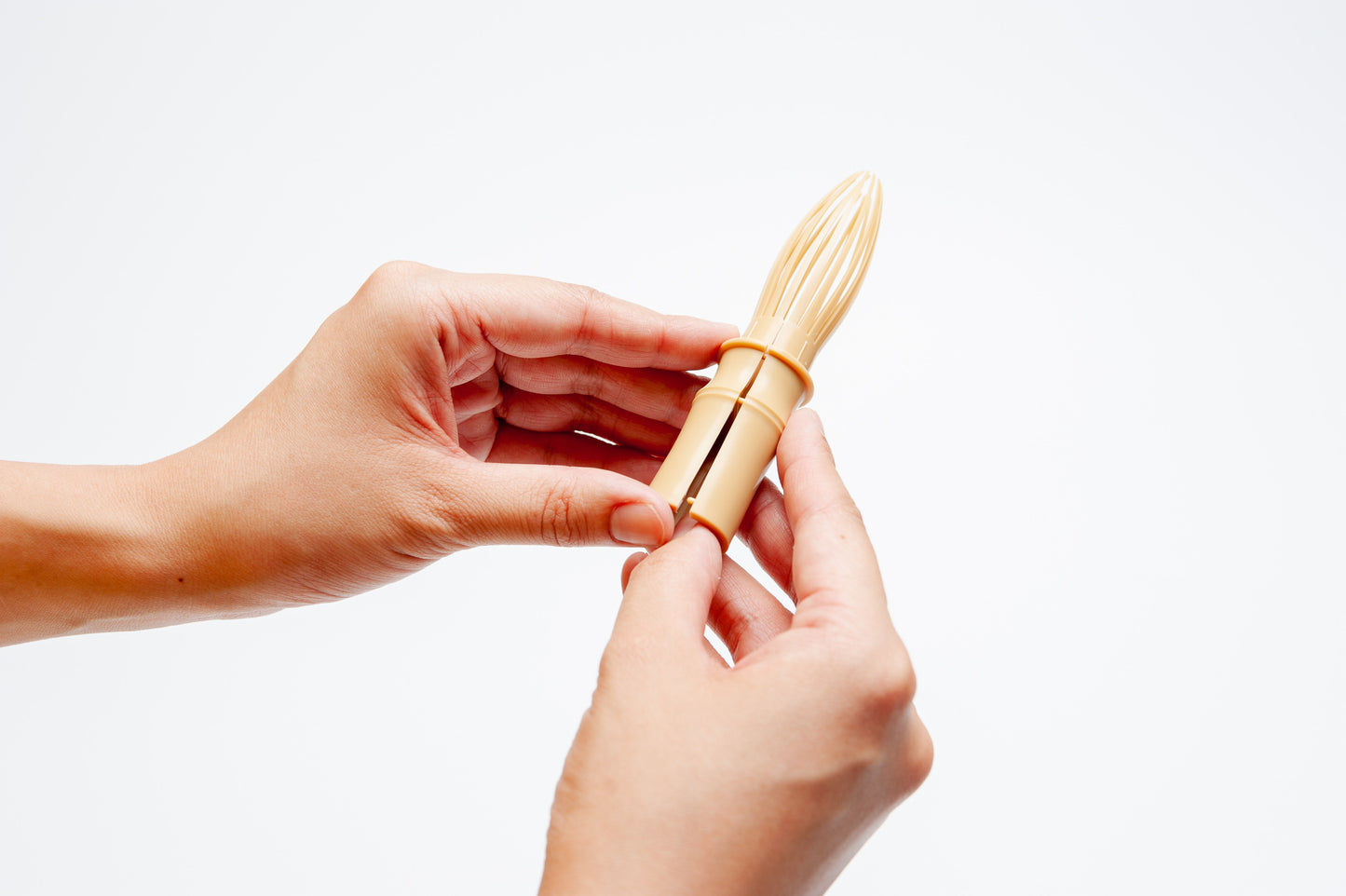 Matcha Tea Whisk Made of Dishwasher Safe Polypropylene Plastic"Fugetsu Chasen" Made in Japan