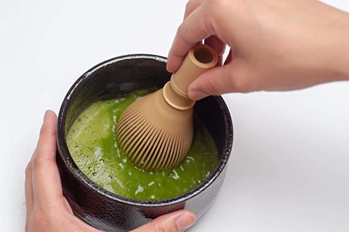 Matcha Tea Whisk Made of Dishwasher Safe Polypropylene Plastic"Fugetsu Chasen" Made in Japan